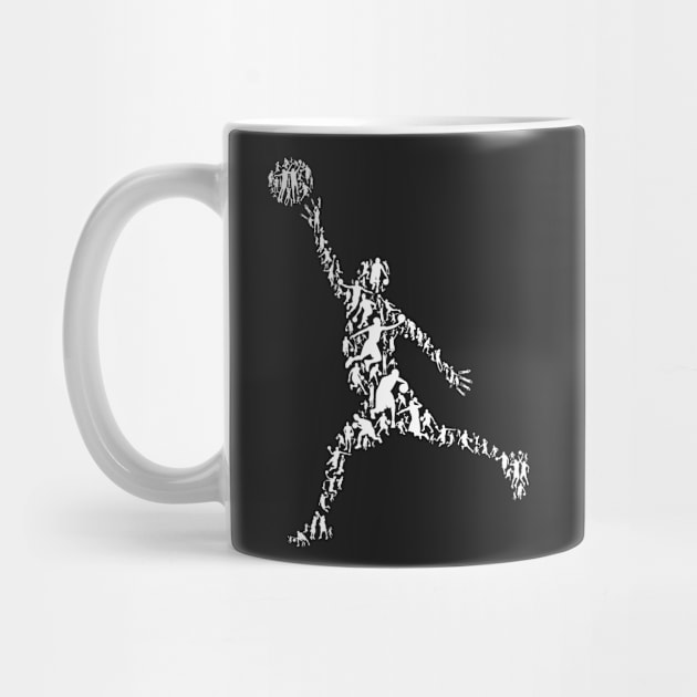 Basketball Player Silhouette Gift print by theodoros20